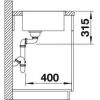 Кухонная мойка Blanco ANDANO 340-IF 518307 Нерж Сталь Зерк