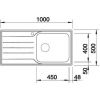 Кухонная мойка Blanco MEDIAN XL 6 S 512737 Нерж Сталь