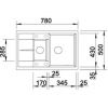 Кухонная мойка Blanco METRA 6 S Compact 515226 Серый Шелк