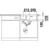 Кухонная мойка Blanco STATURA K 550-U 514054 Нерж Сталь Зерк