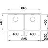 Кухонная мойка Blanco Andano 400/400-IFС 518328 Нерж Сталь