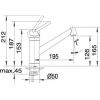 Кухонный смеситель Blanco ACTIS 512893 Нерж Сталь