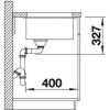 Кухонная мойка Blanco SUBLINE 500-U 517434 Серый Беж