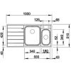 Кухонная мойка Blanco AXIS II 6 S-IF 516530 Нерж Сталь Зерк