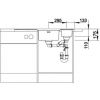 Кухонная мойка Blanco AXIS II 6 S-IF 516530 Нерж Сталь Зерк