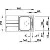 Кухонная мойка Blanco AXIS II 45 S-IF 516527 Нерж Сталь Зерк