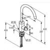 Кухонный смеситель Kludi Steel 38850F660