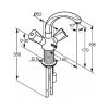 Смеситель для умывальника Kludi Standard 210350515