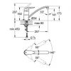 Кухонный смеситель Grohe Eurodisc 33770001