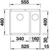 Кухонная мойка Blanco SUBLINE 340/160-U 513792