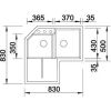 Кухонная мойка Blanco METRA 9 E 515571 Песочный