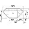 Кухонная мойка Blanco LEXA 9 E 515098 Белый