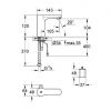 Смеситель для умывальника Grohe Eurosmart Cosmopolitan E 36327000