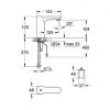 Смеситель для умывальника  Grohe Eurosmart Cosmopolitan E 36330000