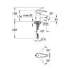Смеситель для умывальника  Grohe Eurostyle 33557001