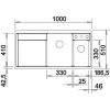 Кухонная мойка  Blanco AXIA II 6 S 516818 Антрацит