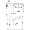 Умывальник Duravit Duraplus Bora 316150