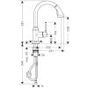 Кухонный смеситель Hansgrohe Talis Classic 14863000