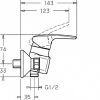 Смеситель для душа Hansa Polo 51450173