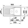 Кухонная мойка Blanco LANTOS 6 S 514014 Нерж.сталь