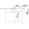 Кухонная мойка Blanco ZIA 45 S 515128 Серый Шелк