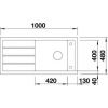 Кухонная мойка Blanco MEVIT XL 6 S 518364 Алюметаллик