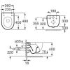 Унитаз подвесной Roca Meridian-N Compacto A346248000