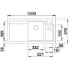 Кухонная мойка Blanco AXON II 6 S 516555 Антрацит