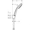 Ручной душ Hansgrohe Croma 100 1jet/Porter’S 27575000