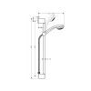 Душевой гарнитур Hansgrohe Crometta 85 1jet/Unica 27728000