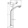 Душевой гарнитур Hansgrohe Crometta 85 Vario/Unica'Crometta 27763000