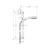 Душевой гарнитур Hansgrohe Croma Classic 100 Multi/Unica'C 27769000