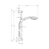 Душевой гарнитур Hansgrohe Raindance Classic 100 AIR 3jet/Unica'Classic 27843000