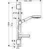 Душевой гарнитур Hansgrohe Raindance S 100 AIR 3jet/Unica'S Puro 27880000