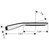 Ручной душ Hansgrohe PuraVida 120 Ecosmart 1jet 28568000