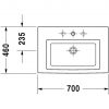Умывальник Duravit 2nd floor 0491700000