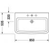 Умывальник Duravit Esplanade 262285