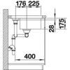 Кухонная мойка Blanco STATURA 6-U 514050 Нерж Сталь