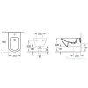 Биде подвесное Villeroy & Boch Sentique 542200R1