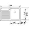 Кухонная мойка Blanco CLASSIC 4 S 507701 Нерж Сталь Зерк