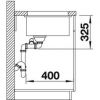 Кухонная мойка Blanco SUBLINE 350/150-U 514526 Ваниль