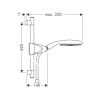 Душевой набор Hansgrohe Raindance E 150 AIR 3jet/Unica'D 27897000
