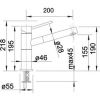 Кухонный смеситель Blanco ALTA-S COMPACT 517182 Нерж Сталь