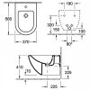 Біде Villeroy & Boch Subway 740000R2