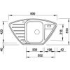Кухонная мойка Blanco LANTOS 9 E 516276 Нерж Сталь