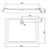 Душовий піддон Kolo Pacyfik 120x90 XBP0729000