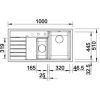 Кухонная мойка Blanco TRISONA 6 S 513778 Жасмин