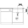 Кухонная мойка Blanco SUBLINE 500-U 514509 Матовый Белый