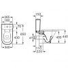 Унитаз-компакт Roca Gap A34947800W с сиденьем