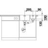 Кухонная мойка Blanco ANDANO 340/180-IF 518319 Нерж Сталь